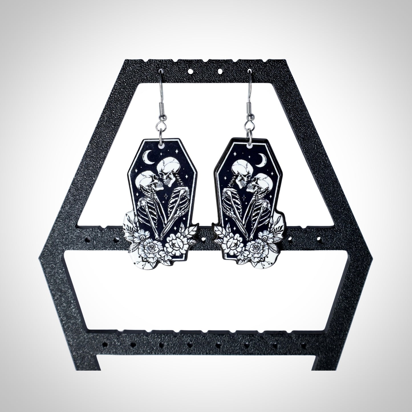 Skeleton Couple Earrings