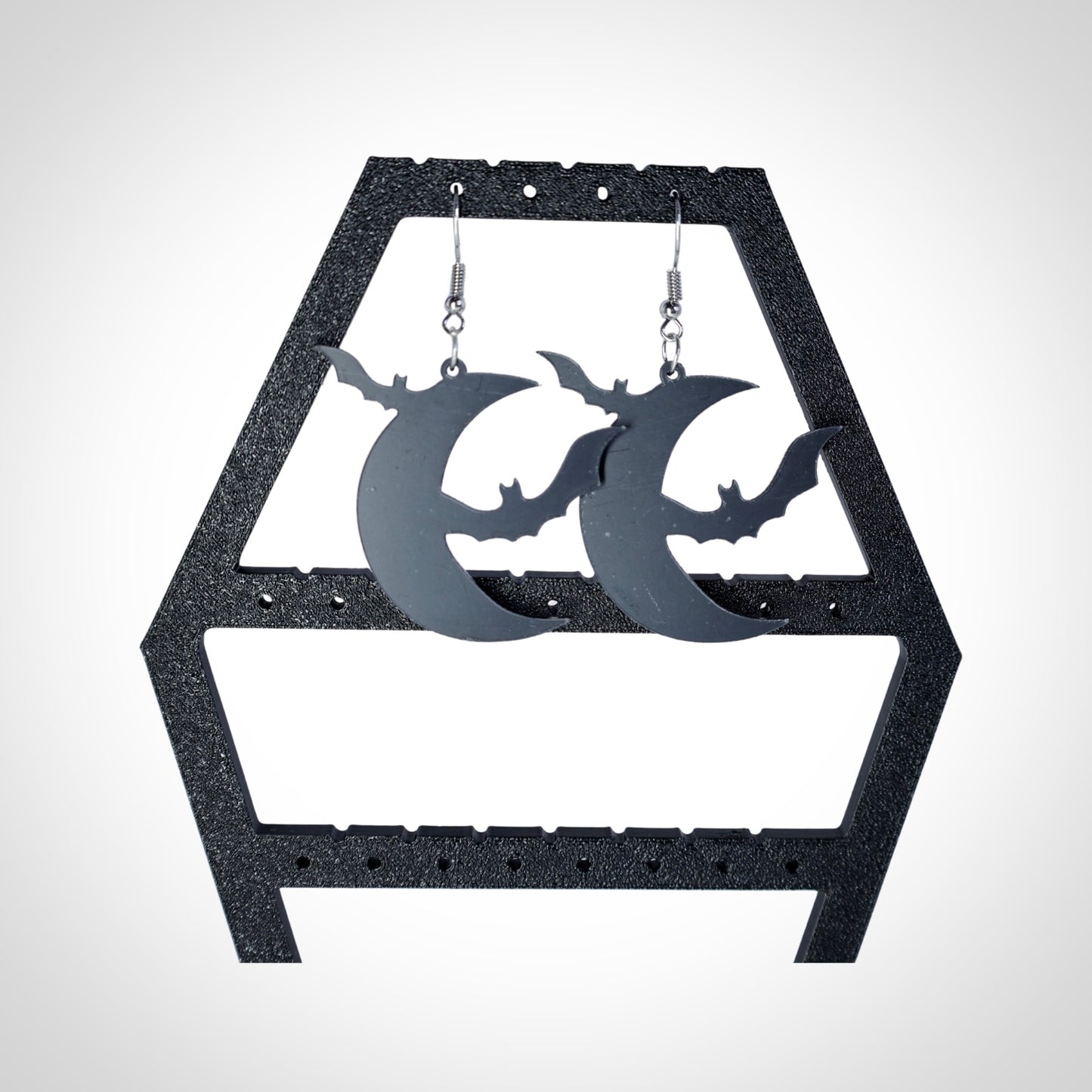Moon Bat Earrings
