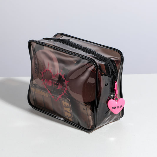 Pink Freak - Black Waterproof Makeup Bag Freakville