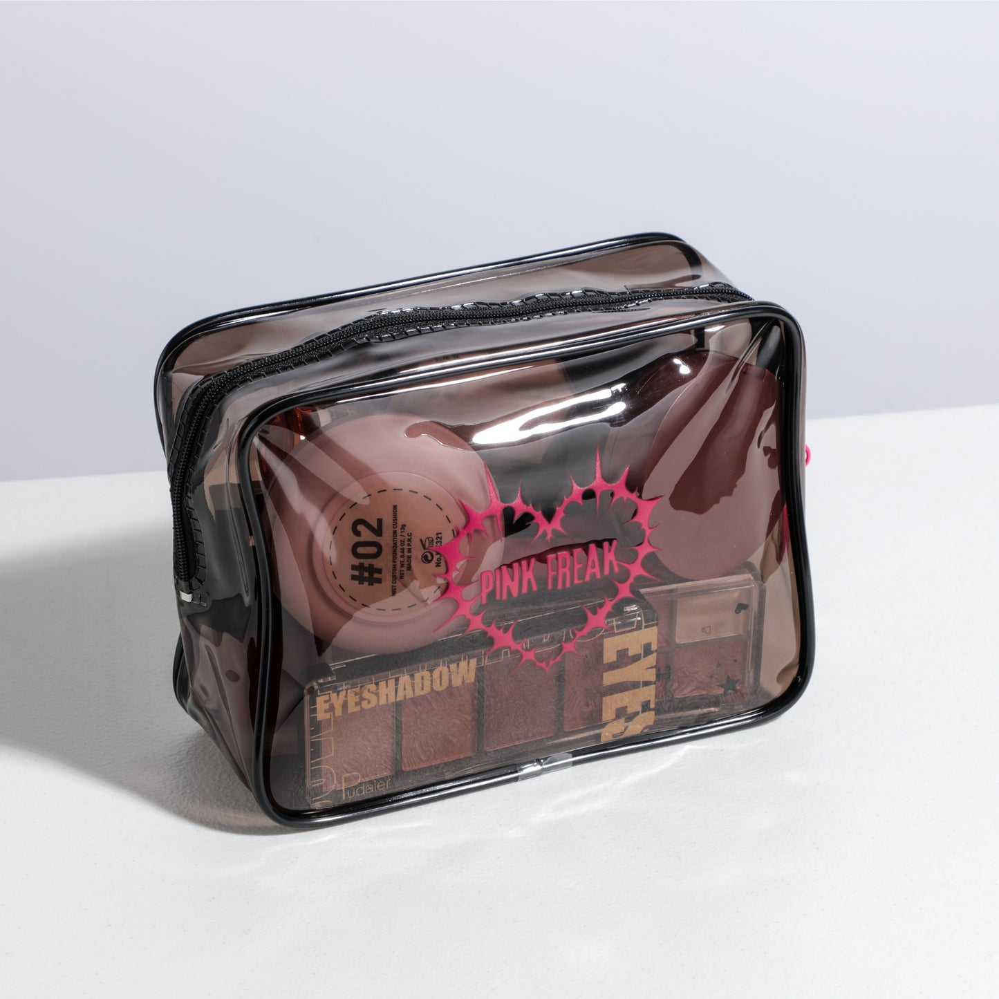 Pink Freak - Black Waterproof Makeup Bag Freakville