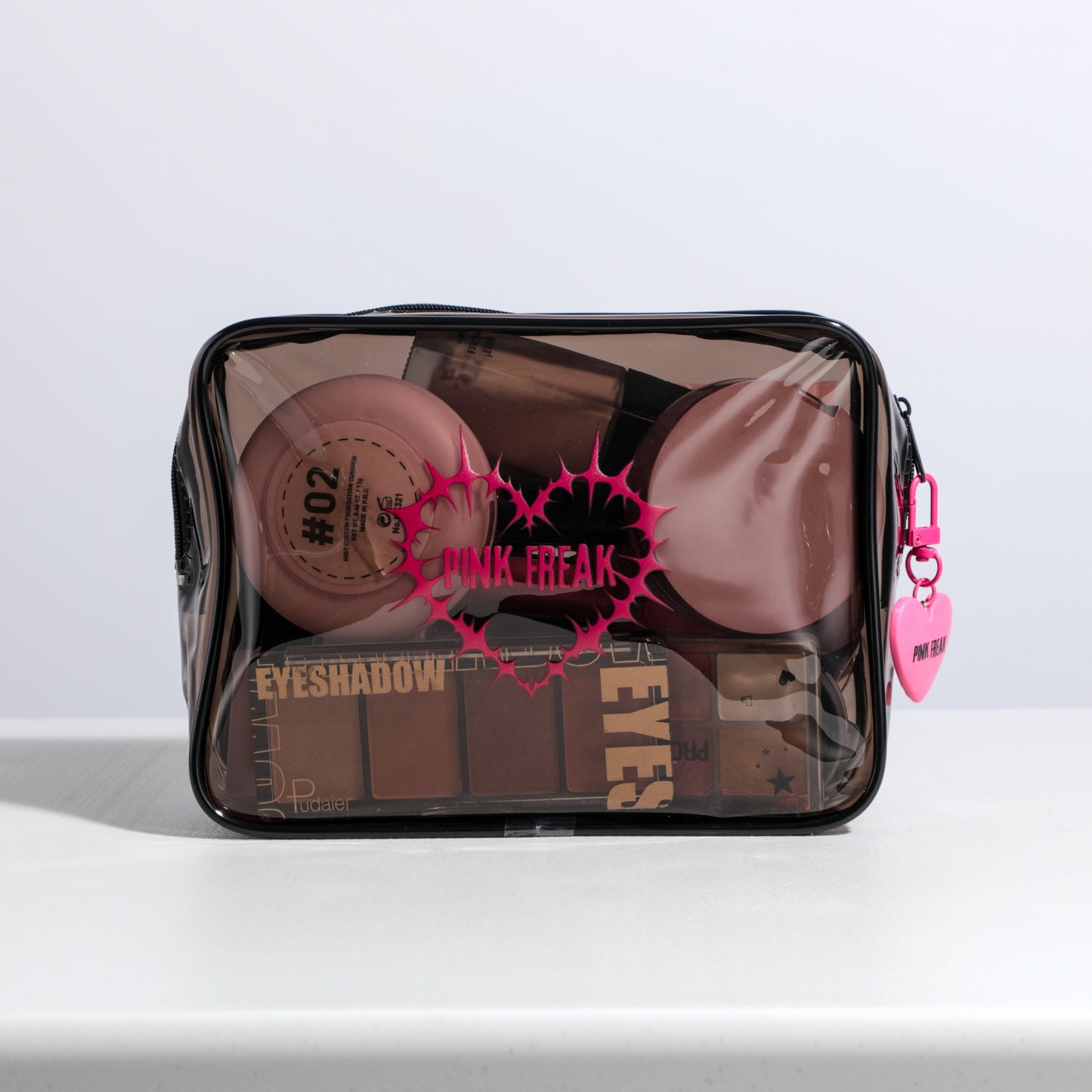 Pink Freak - Black Waterproof Makeup Bag Freakville