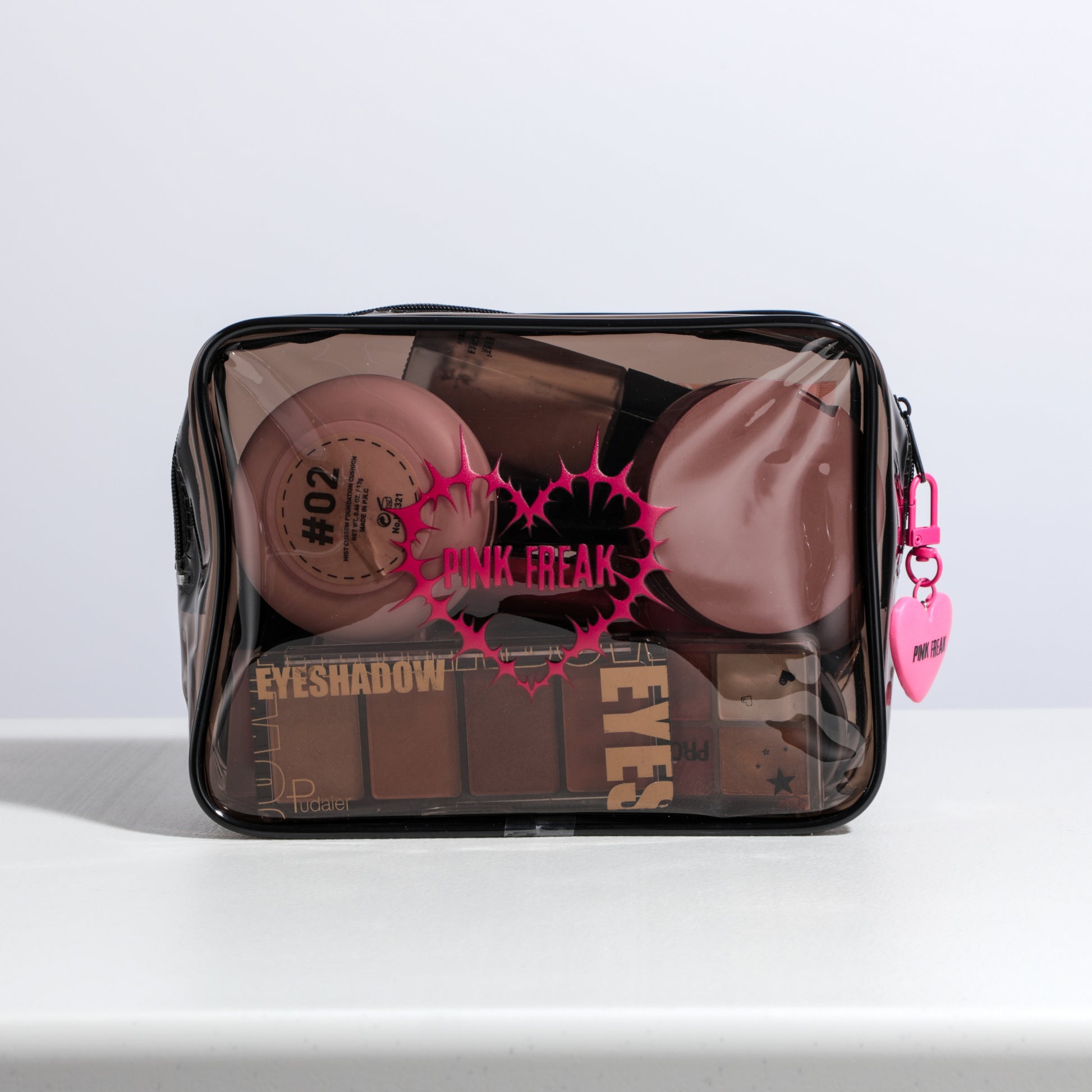 Pink Freak - Black Waterproof Makeup Bag Freakville