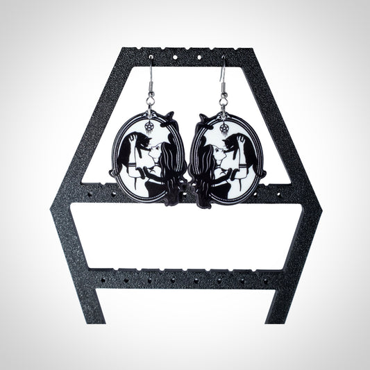 Goth Cat Girl Earrings