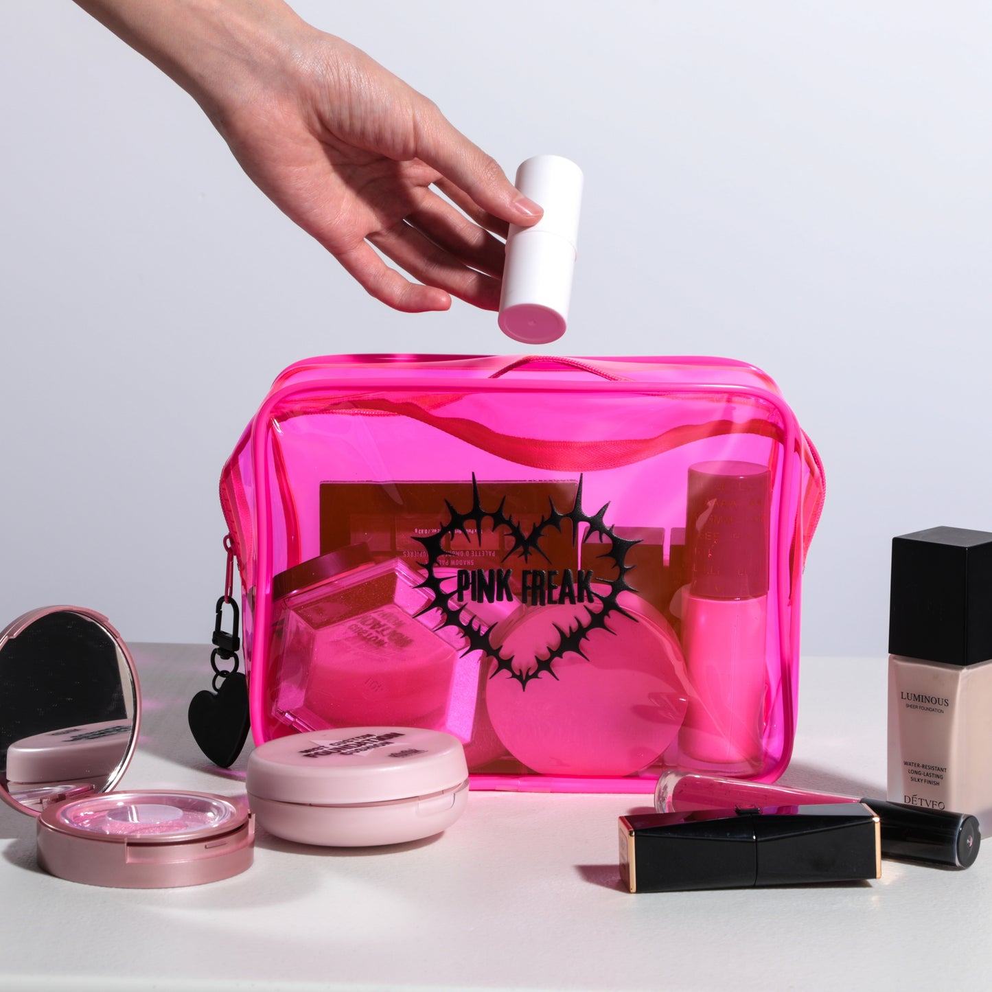 Pink Freak - Waterproof Pink Makeup Bag Freakville