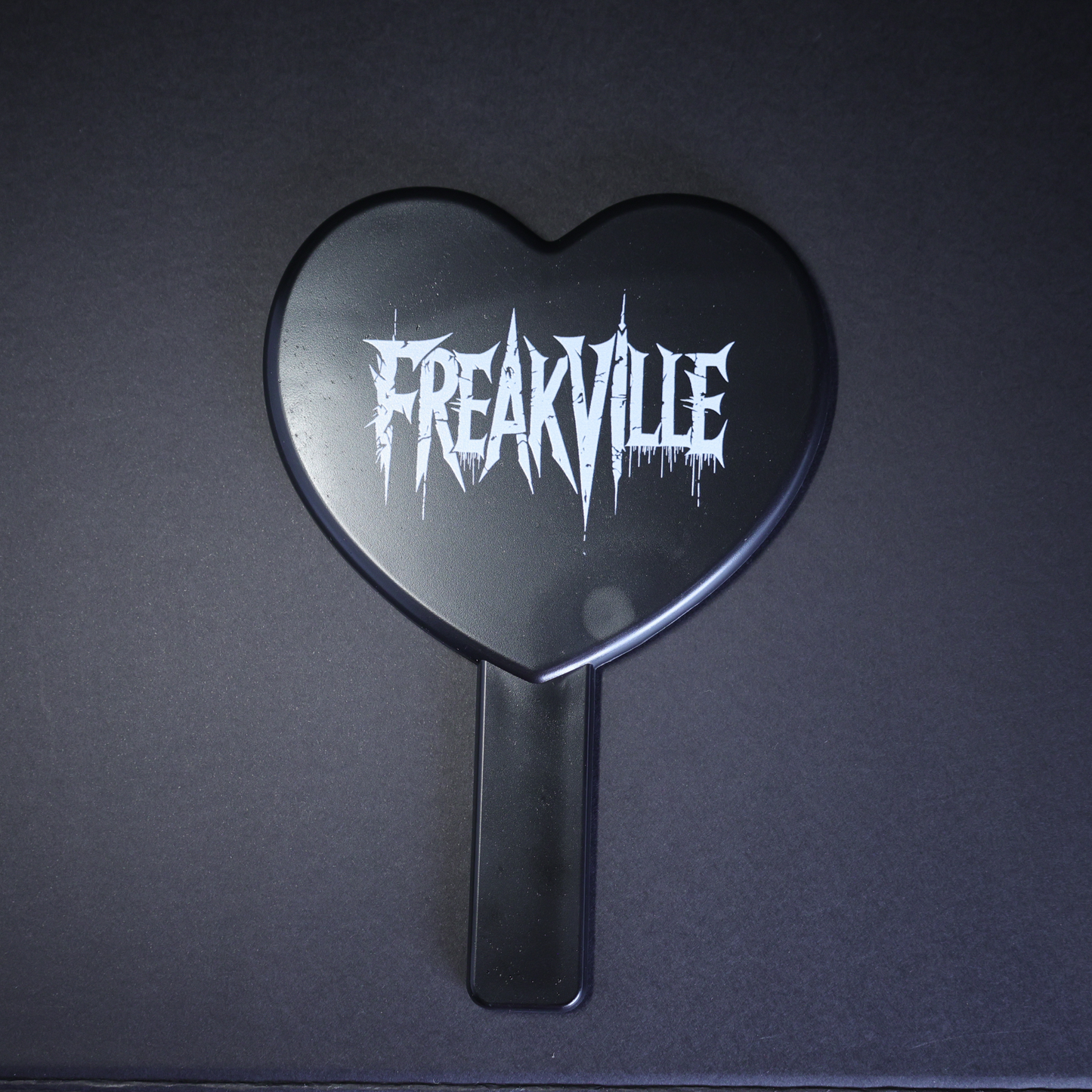 Black Matte Heart Shaped Mirror