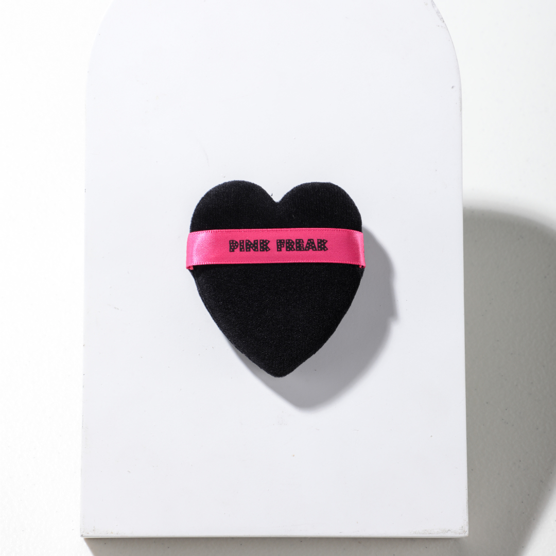 Pink Freak - Heart Shaped Makeup Puffs Freakville